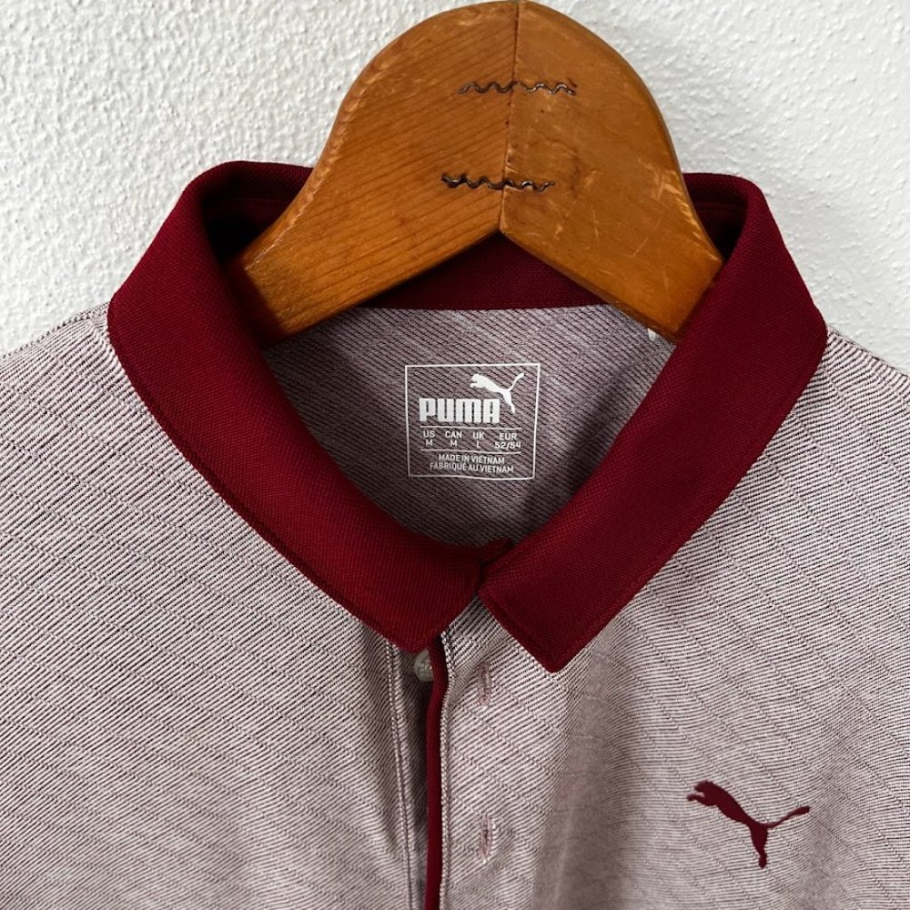 Puma Golf Polo - Unique Pattern And Color - Size … - image 2